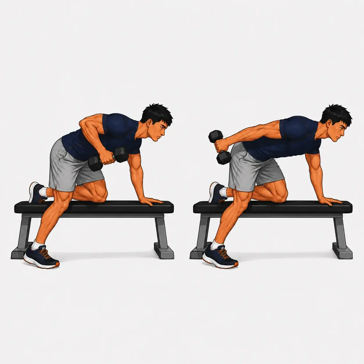 Dumbbell Tricep Kickbacks