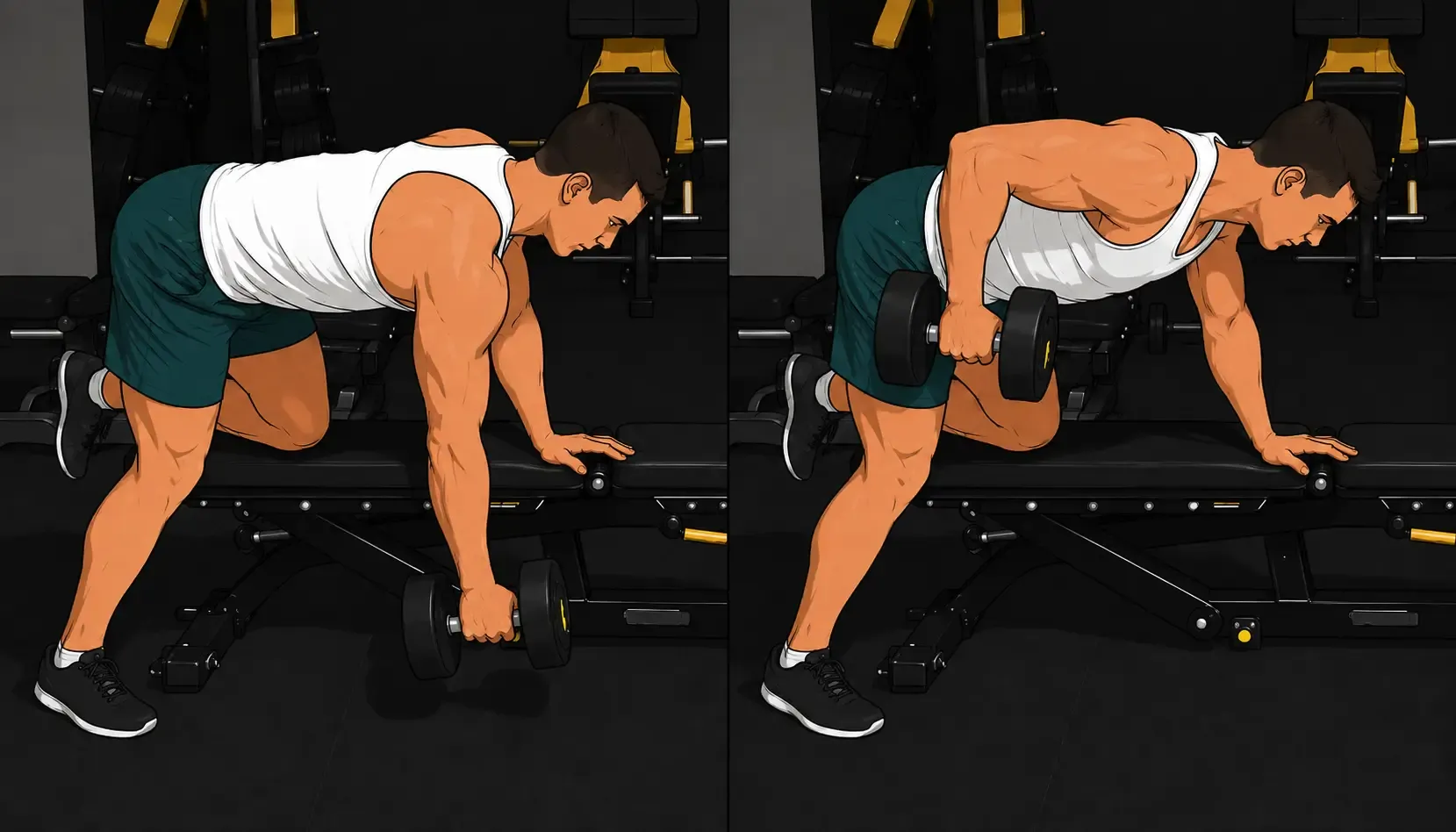 One-Arm Dumbbell Row