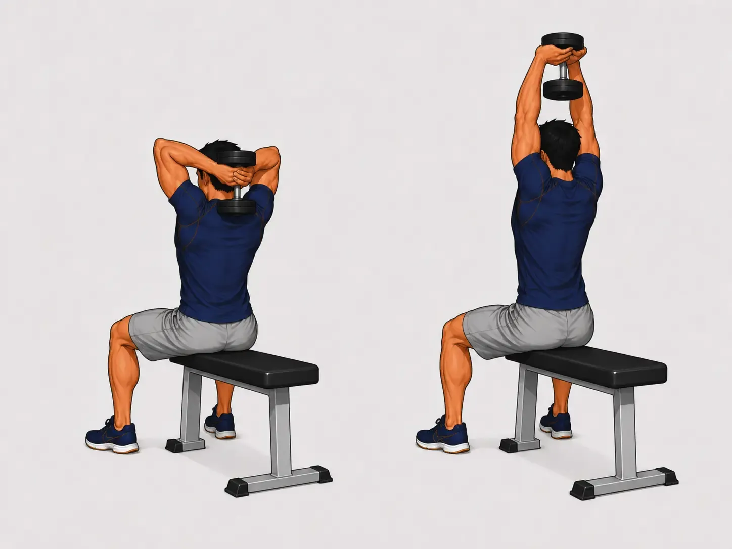 Overhead Dumbbell Tricep Extension
