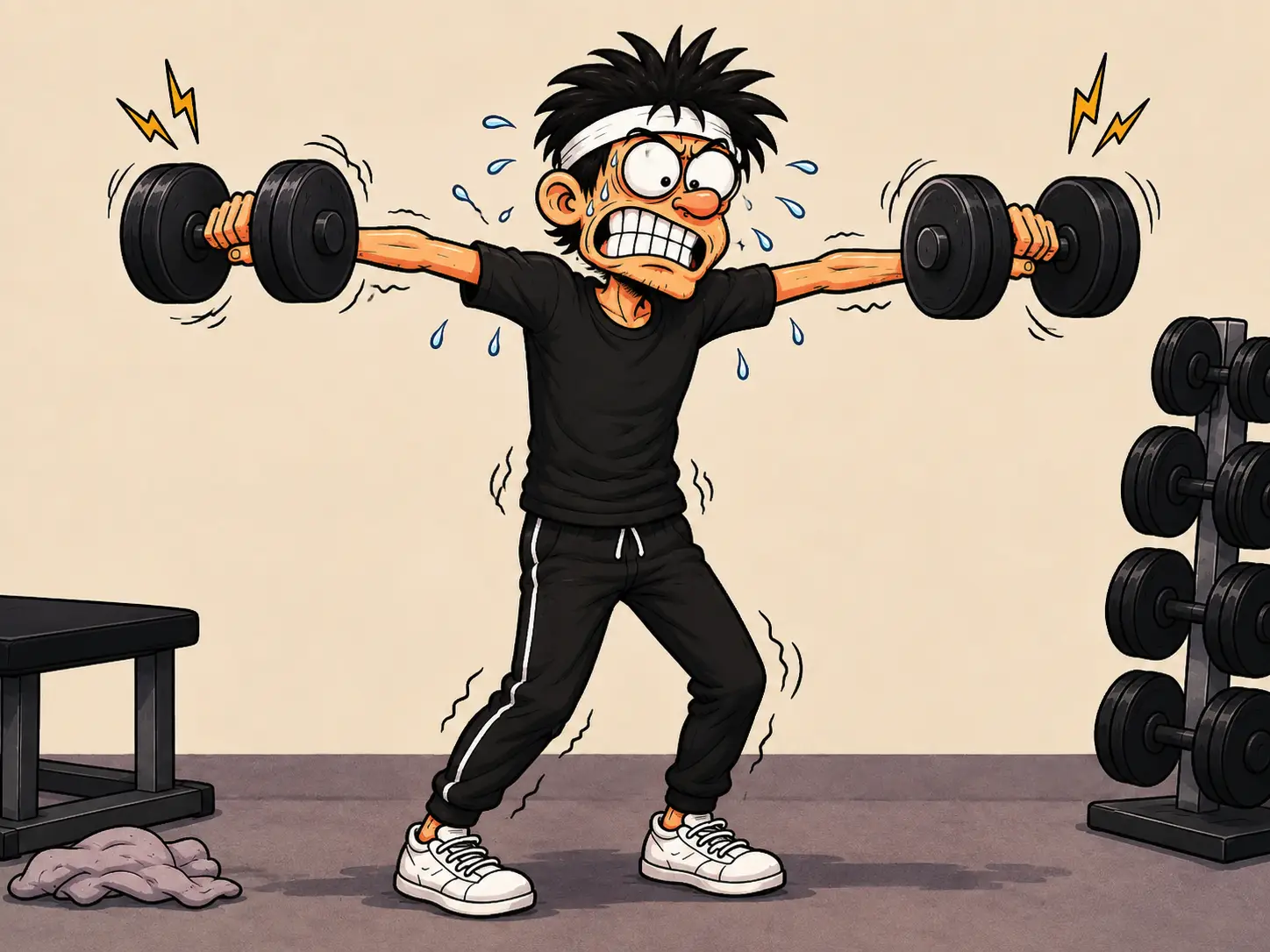 Shoulder workout notes for a personal fitness log